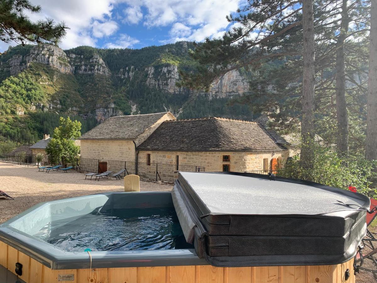Quezac  La Voutee 5 Epis Avec Bain Finlandais Prive Au Manoir Du Charme Gorges Du Tarn B&B 외부 사진