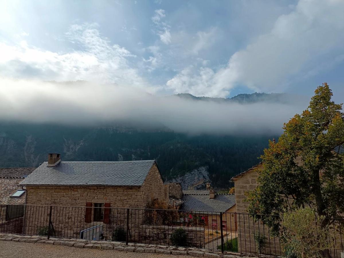 Quezac  La Voutee 5 Epis Avec Bain Finlandais Prive Au Manoir Du Charme Gorges Du Tarn B&B 외부 사진