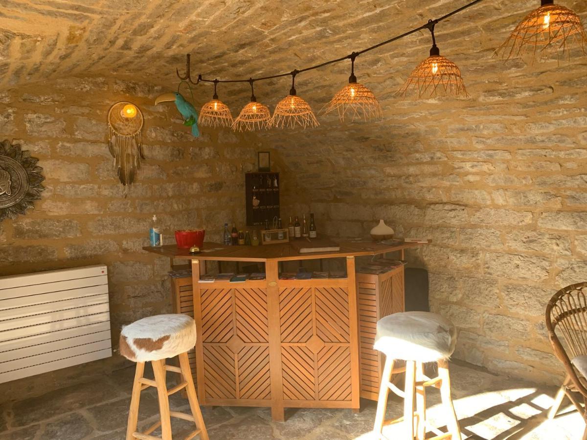 Quezac  La Voutee 5 Epis Avec Bain Finlandais Prive Au Manoir Du Charme Gorges Du Tarn B&B 외부 사진